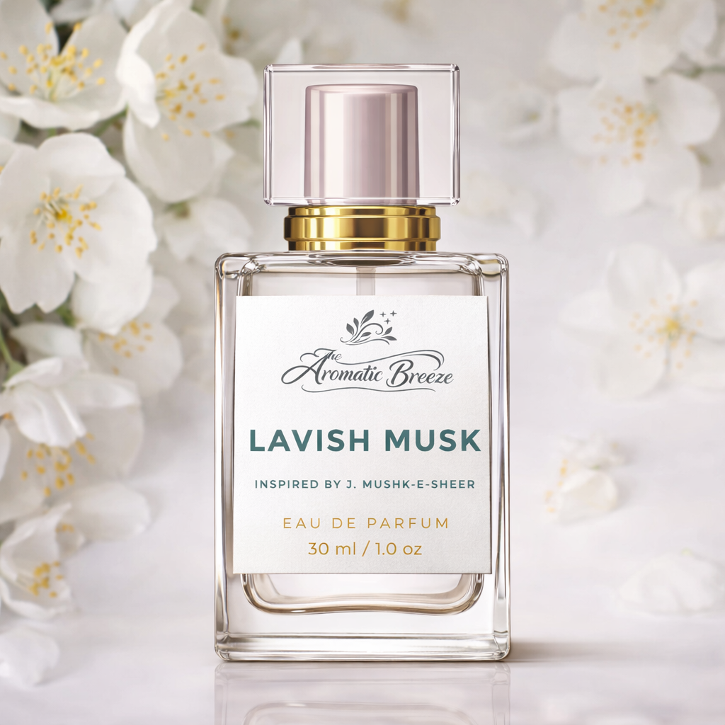 Step into a world of depth, warmth, and timeless elegance with LAVISH MUSK a fragrance inspired by the iconic Mushk e Shair. Designed for those who appreciate rich oriental scents, this perfume blends tradition with modern sophistication. From the very first spray, LAVISH MUSK unfolds with a soft yet noticeable musky warmth that feels smooth and inviting. As it settles, subtle woody and spicy undertones emerge, adding character and depth. The base lingers with a warm amber-musk trail that leaves a graceful yet powerful impression. Whether worn during formal gatherings, cultural events, evening occasions, or daily use, LAVISH MUSK enhances your presence with a refined and confident aura. 🌿 Fragrance Journey 🌸 Top Notes: Soft Floral & Light Spices 🖤 Heart Notes: Rich Musk & Warm Woods 🔥 Base Notes: Amber, Sandalwood & Deep Musky Accords A warm, oriental, and long-lasting composition crafted for elegance. Category: Unisex Genre: Oriental / French Blend Eau de Parfum (EDP) – 50ml Main Accord: Musky • Amber • Woody